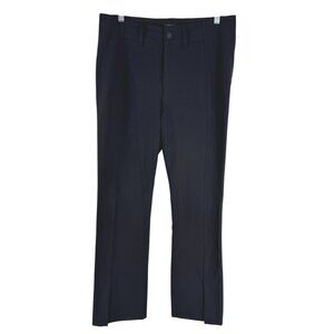 AYR Black The Sizzle Slit Hem Cropped Pants